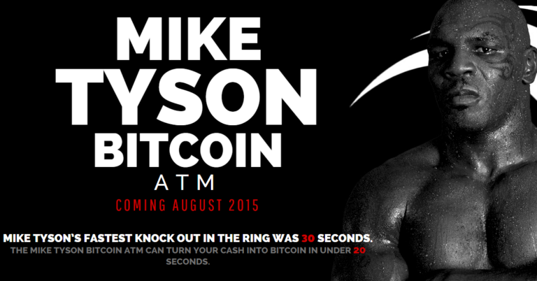 Boxing Legend Mike Tyson Launching Bitcoin ATM