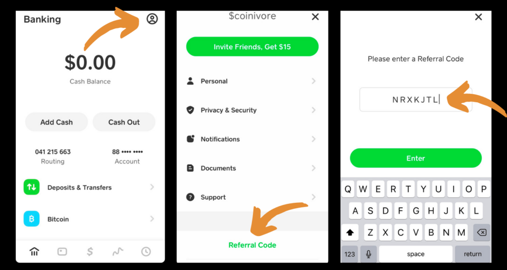 how to enable withdraw bitcoin on cash app